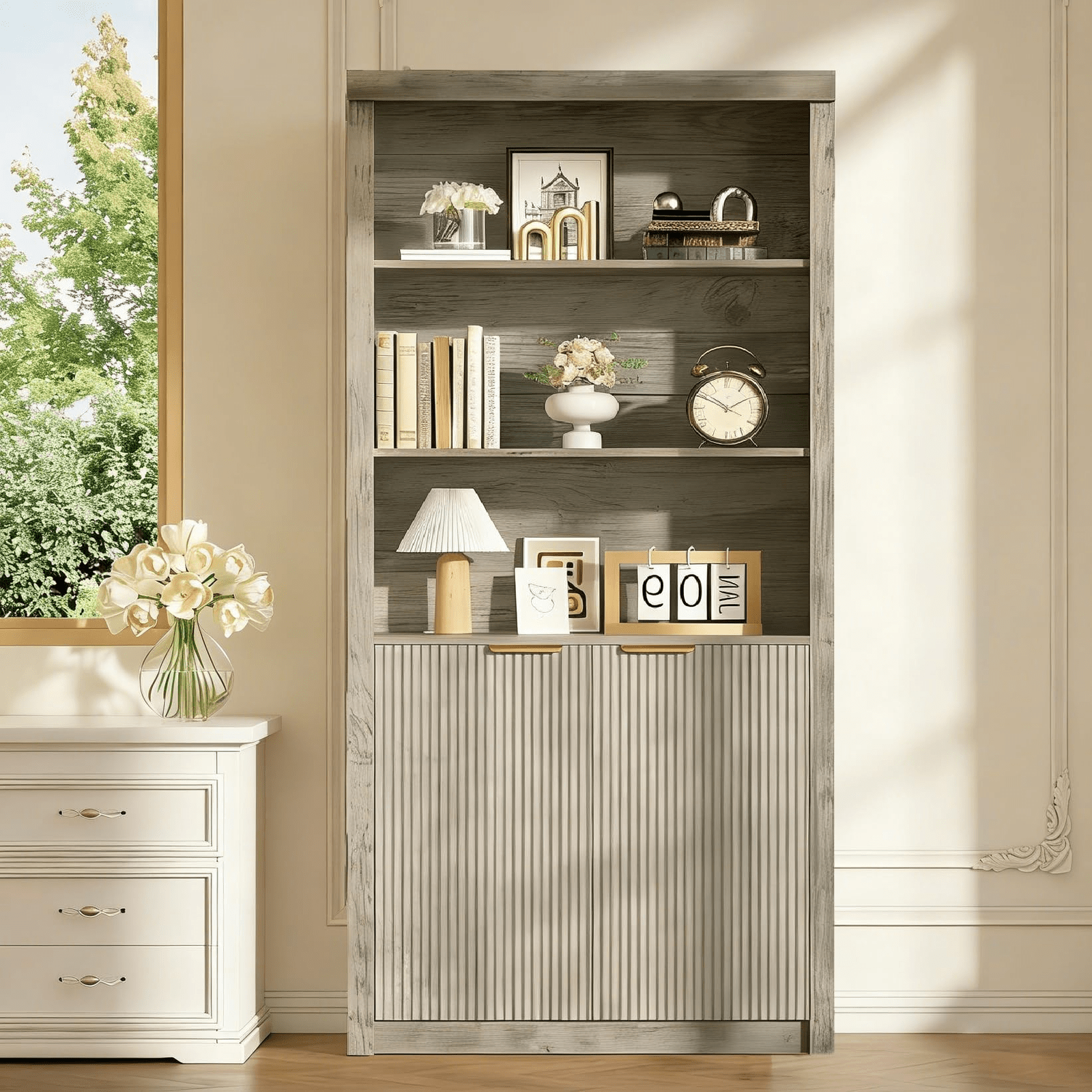 High-Quality Storage Cabinet Grey 31. 5\