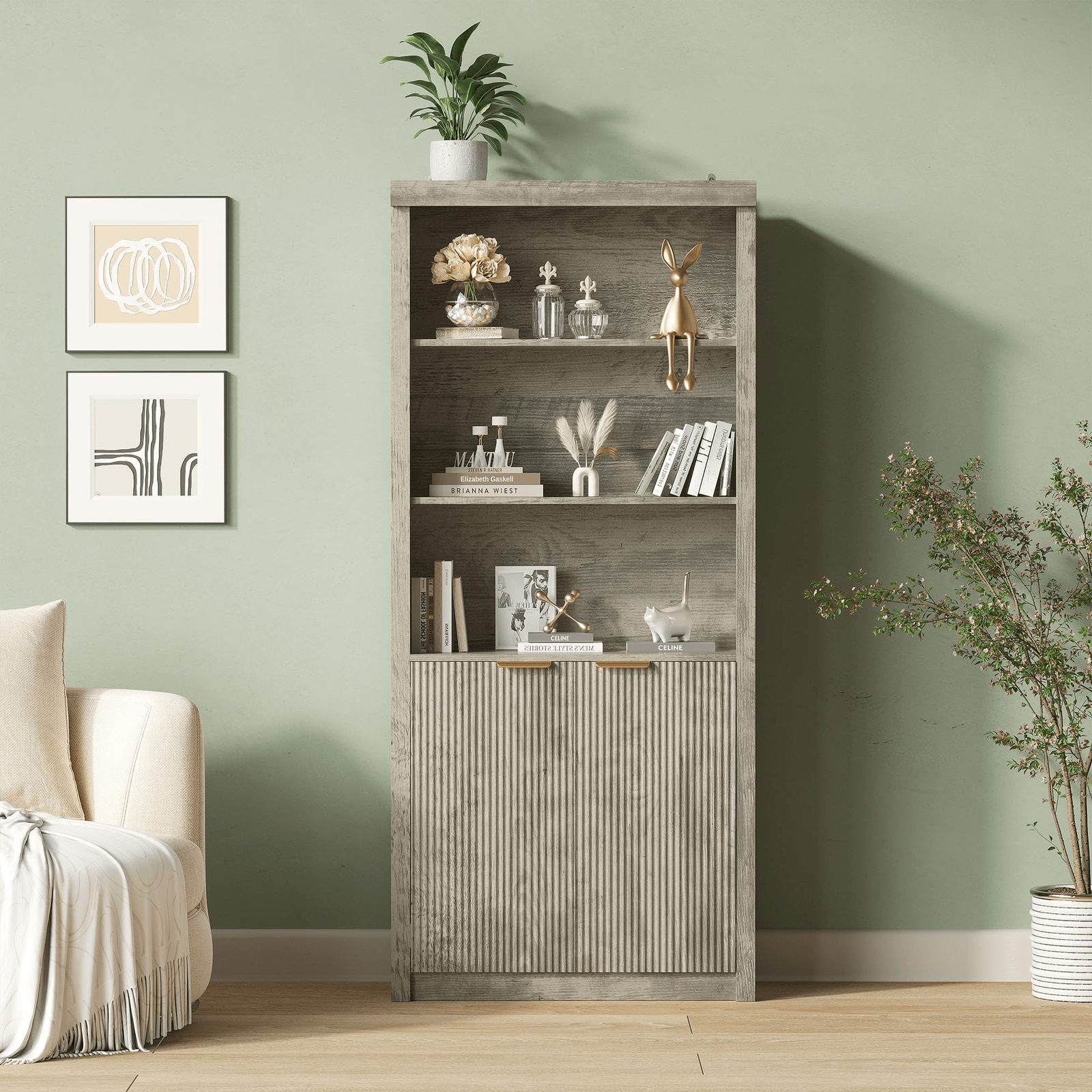 High-Quality Storage Cabinet Grey 31. 5\